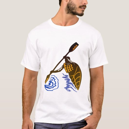 カヤックの興奮 Tシャツ (正面)