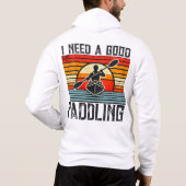 カヤックの良いTシャツが必要だ パーカ (裏面)