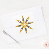 カヤックの花 スクエアシール (封筒)