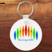 カヤックの虹 キーホルダー (正面)