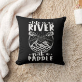 カヤックの運転生活は川である クッション (ブランケット)