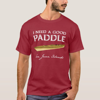 カヤックのPaddlerの人のティー Tシャツ