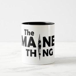 カヤックはメインの物 ツートーンマグカップ