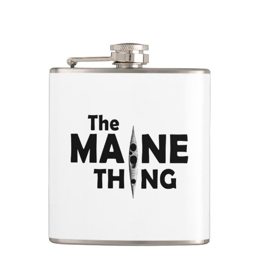 カヤックはメインの物 フラスク (正面)