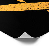 カヤックは大丈夫か?ヴィンテージおもしろいカヤカー逆さ ポスター (角)