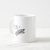 カヤックは社会的な距離にある コーヒーマグカップ (正面左)