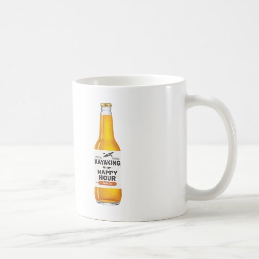 カヤックは私の幸せな時間だ コーヒーマグカップ (右)