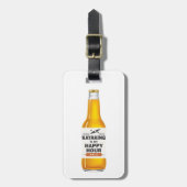 カヤックは私の幸せな時間だ ラゲッジタグ (正面縦)