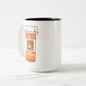 カヤックは私の薬 ツートーンマグカップ (正面左)