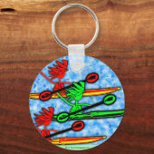 カヤックは魂に良い キーホルダー (正面)