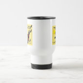 カヤックは黄色でよく漕ぎます トラベルマグ (中央)