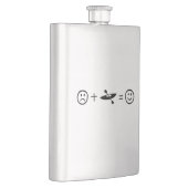 カヤックを漕ぐことは幸せに作ります フラスク (右)