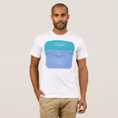 カヤックを漕ぐこと Tシャツ (正面フル)