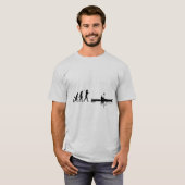 カヤックを漕ぐこと Tシャツ (正面フル)