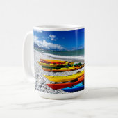 カヤックを漕ぐ夏 コーヒーマグカップ (正面左)
