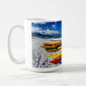 カヤックを漕ぐ夏 コーヒーマグカップ (左)