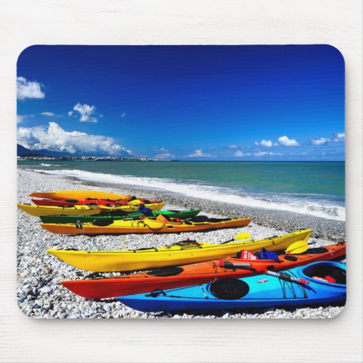 カヤックを漕ぐ夏 マウスパッド (正面)