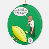 カヤックを漕ぐ技術 セラミックオーナメント (左)