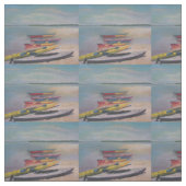 カヤックを漕ぐ旅行 ファブリック (見本)