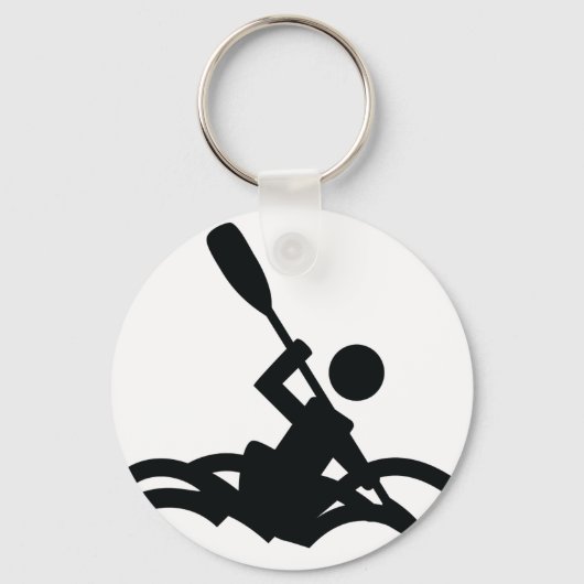 カヤックアイコン キーホルダー (正面)