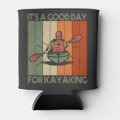 カヤックアウトドア湖の良い日おもしろいだ 缶クーラー (正面)