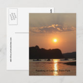 カヤックアットコドロス州パーク ポストカード (正面/裏面)