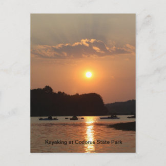 カヤックアットコドロス州パーク ポストカード