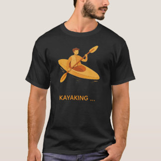 カヤックアドベンチャー グラフィックTシャツ 誕生 Tシャツ