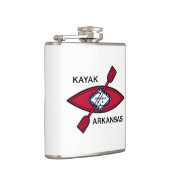 カヤックアーカンソー州旗 フラスク (右)