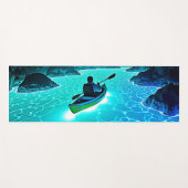 カヤックイン白熱［赤熱］光を放つウォーターデザイン ヨガマット (正面(横))