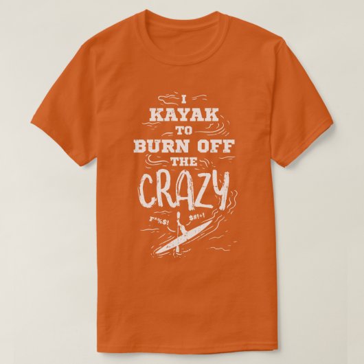 カヤックウォータースポーツ Tシャツ (デザイン正面)