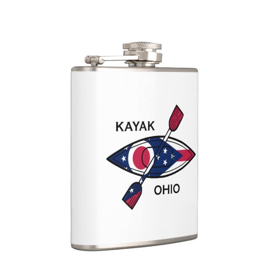 カヤックオハイオ州旗 フラスク (右)