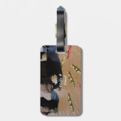 カヤックオンザアトランティック海ラゲージタグ ラゲッジタグ (裏面縦)