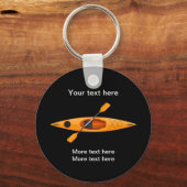 カヤックカッコいいウォータースポーツテーマ キーホルダー (正面)