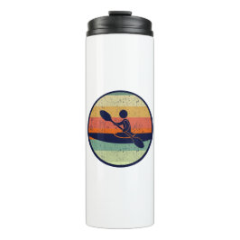 カヤックカッコいいサンセット タンブラー