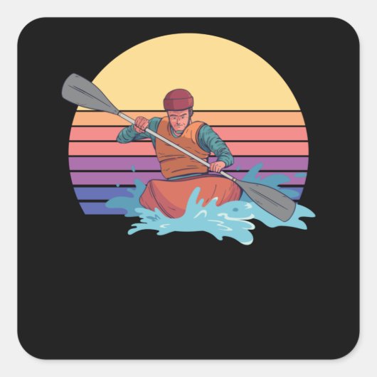 カヤックカヌー スクエアシール (正面)