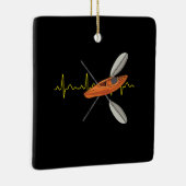 カヤックカヌー セラミックオーナメント (右)