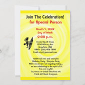 カヤックカヌー　楽しいシルエット　ご招待 招待状 (裏面)