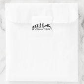 カヤックカヤックウォータースポーツ進化アート スクエアシール (バッグ)