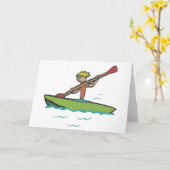 カヤックカヤック カード (黄色い花)