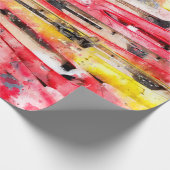 カヤックカラフルの水彩画 ラッピングペーパー (角)