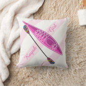 カヤックガールデコール クッション (ブランケット)