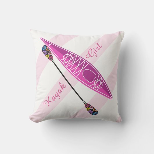 カヤックガールデコール クッション (正面)