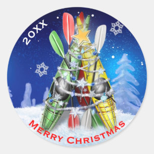 カヤッククリスマスツリーカスタム ラウンドシール