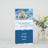 カヤッククリスマスツリー疑問に思-自然 シーズンカード (スタンド正面)