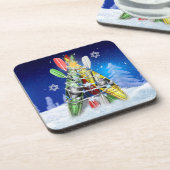 カヤッククリスマスツリー コースター (左側)