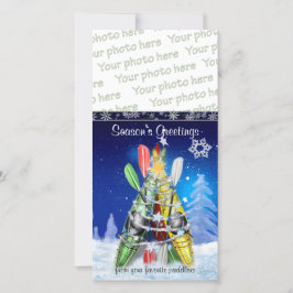 カヤッククリスマスツリー シーズンカード