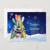 カヤッククリスマスツリー シーズンポストカード (正面/裏面)