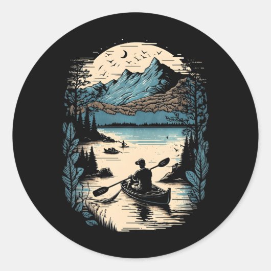 カヤッククールアウトドアユニークカヤックボート ラウンドシール (正面)