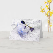 カヤックグリーティングカード カード (黄色い花)